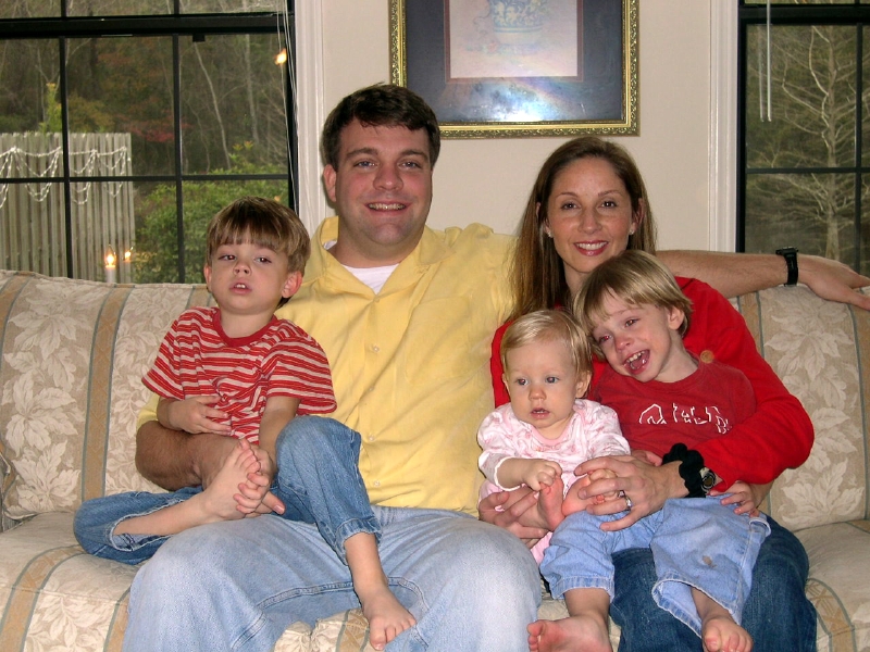 Fred McKinnon Family, Christmas 2004