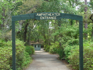 Entrance to Jekyll Island Amphitheater
