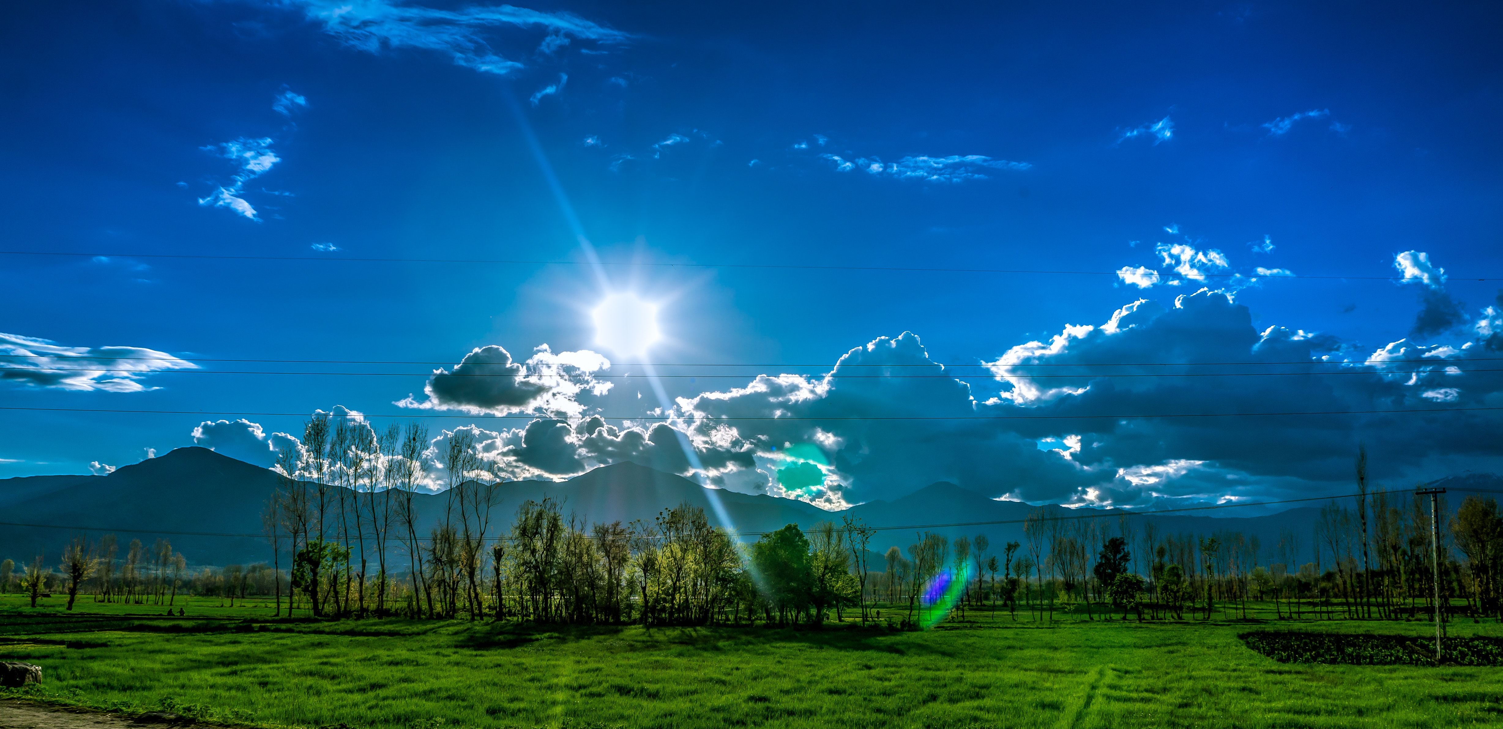 uplifting beautiful field and open sky
