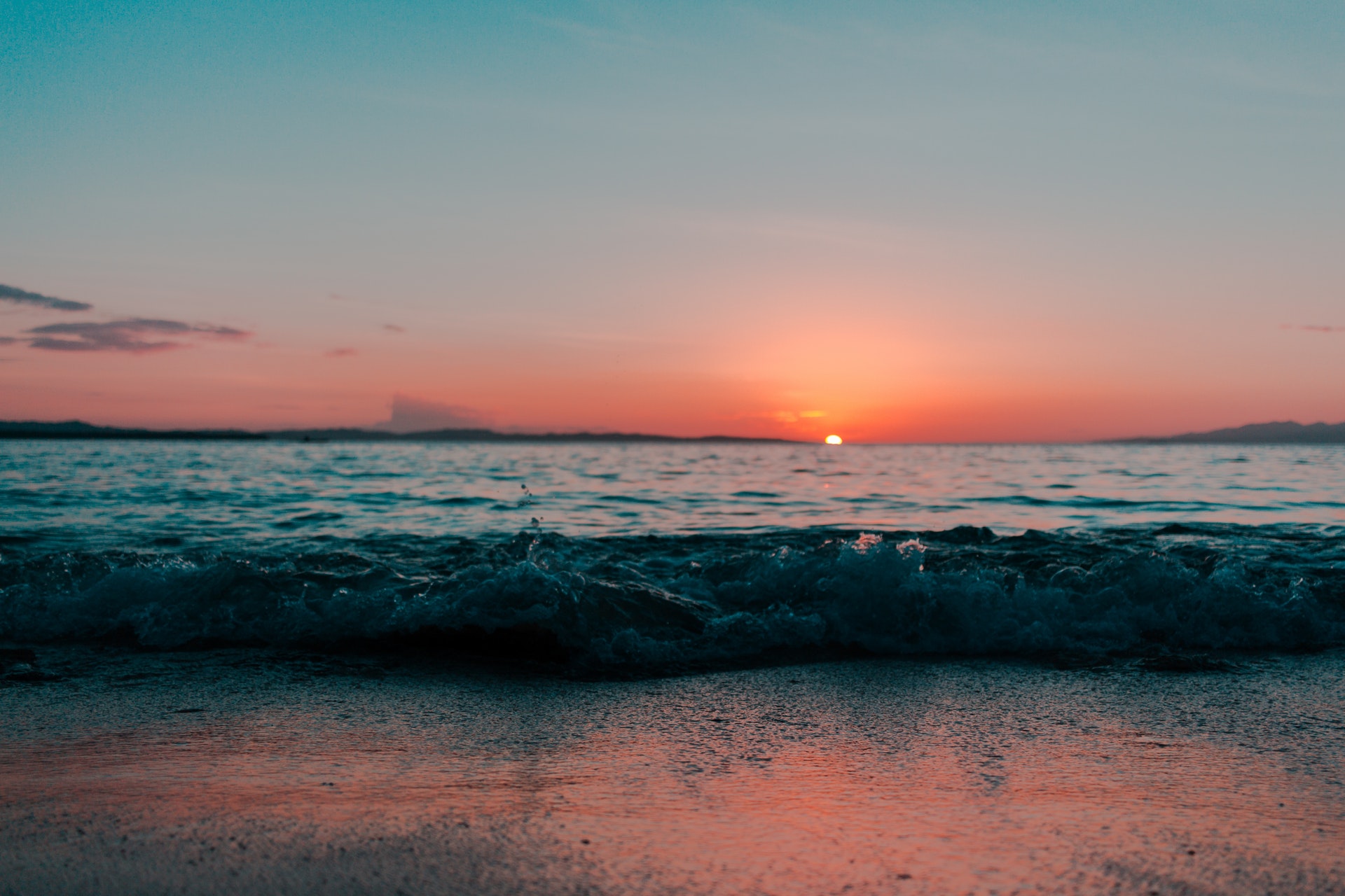 sunrise over ocean