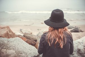 soaking prayer and worship time on beach